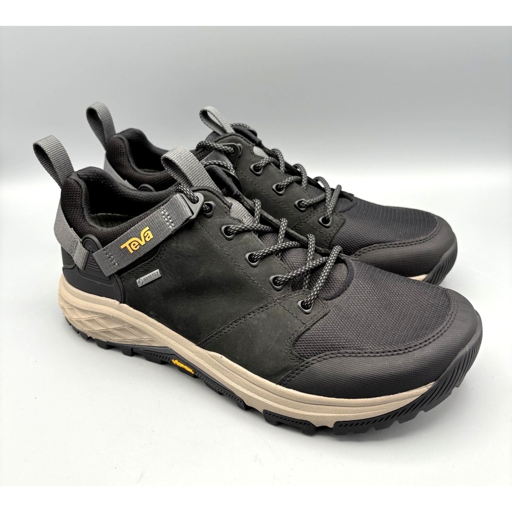 Teva‎ Grandview GTX Men's Size 8 Black Gore-Tex Running Hiking Shoes Sneakers - Picture 2 of 10